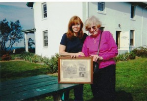 Helen Horton Worley and Rebecca at Horton Point Lighthouse 1999