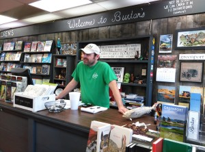 Scott Raulsome, owner of Burton's Bookstore