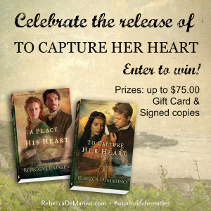 To Capture Her Heart by Rebecca DeMarnio, Giveaway